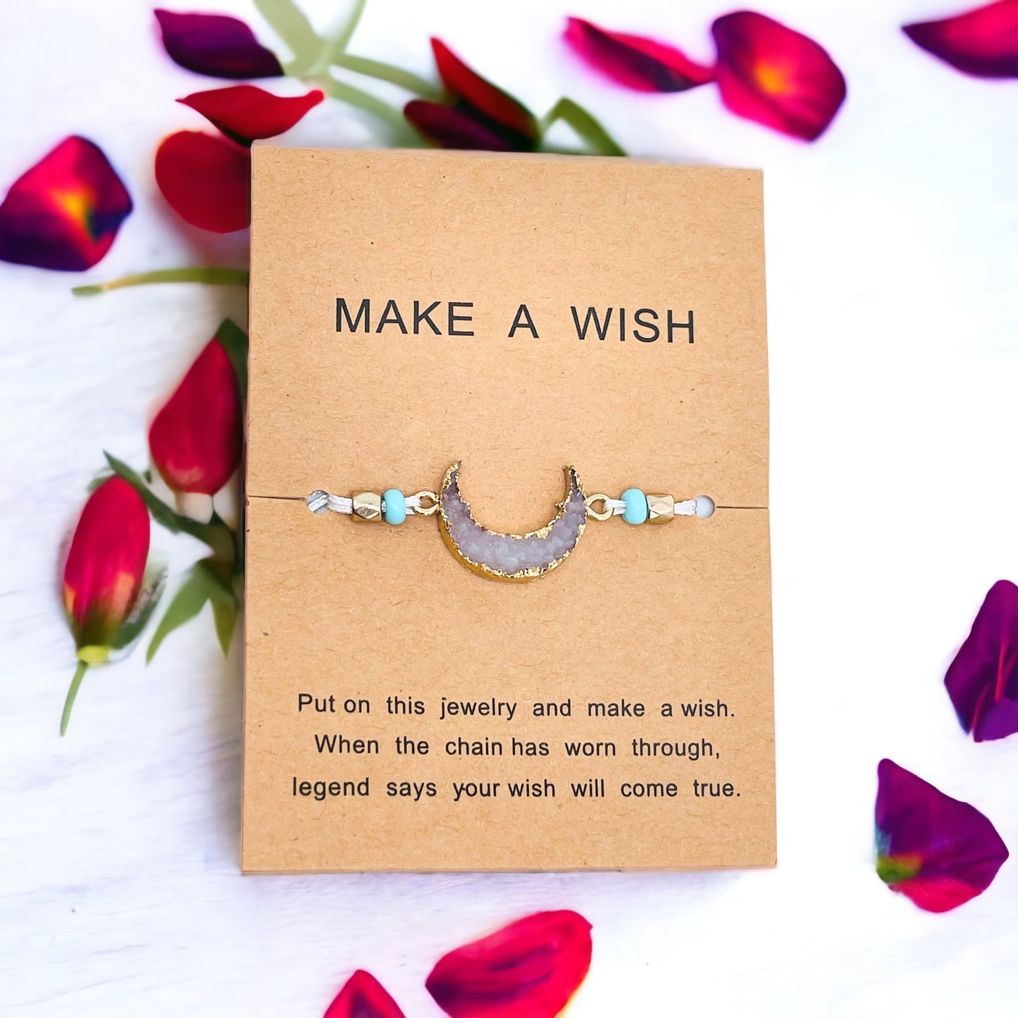 Make a wish bracelets (moon)