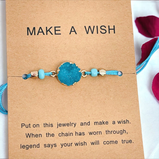 Make a wish bracelet (round)