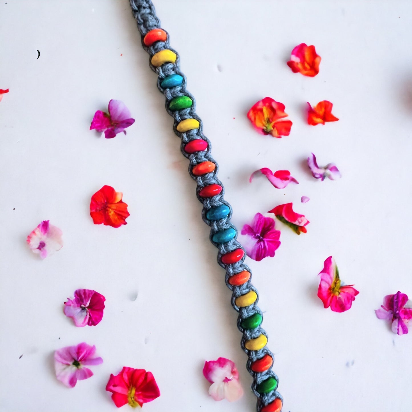 Rainbow Friendship Bracelets.