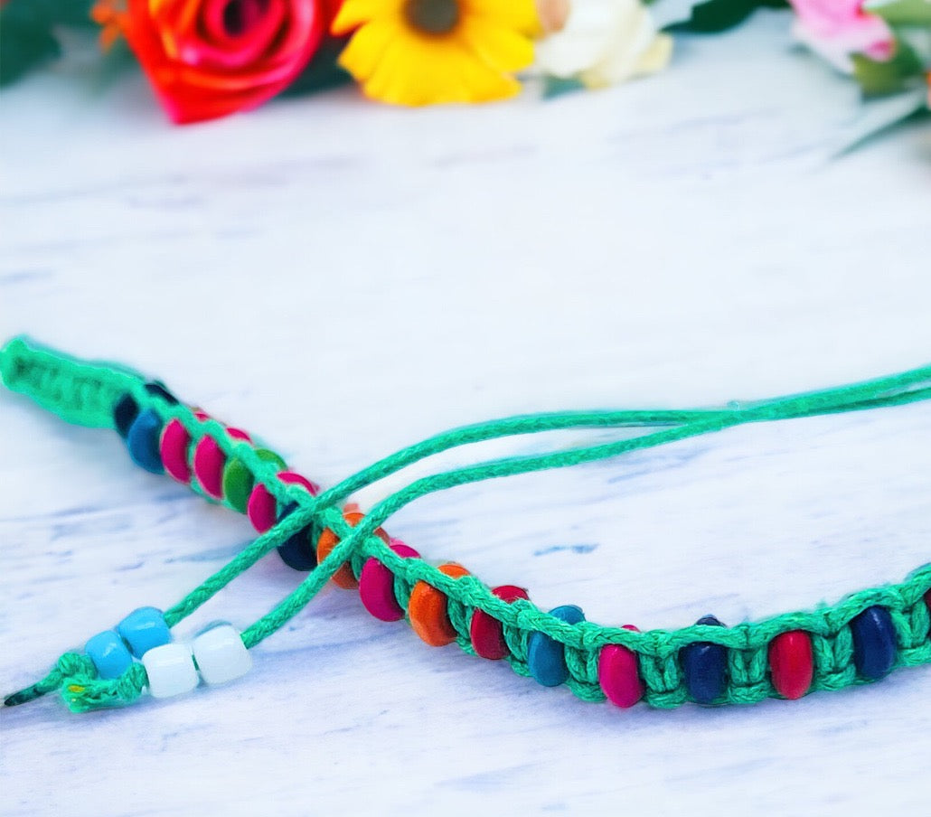 Rainbow Friendship Bracelets.