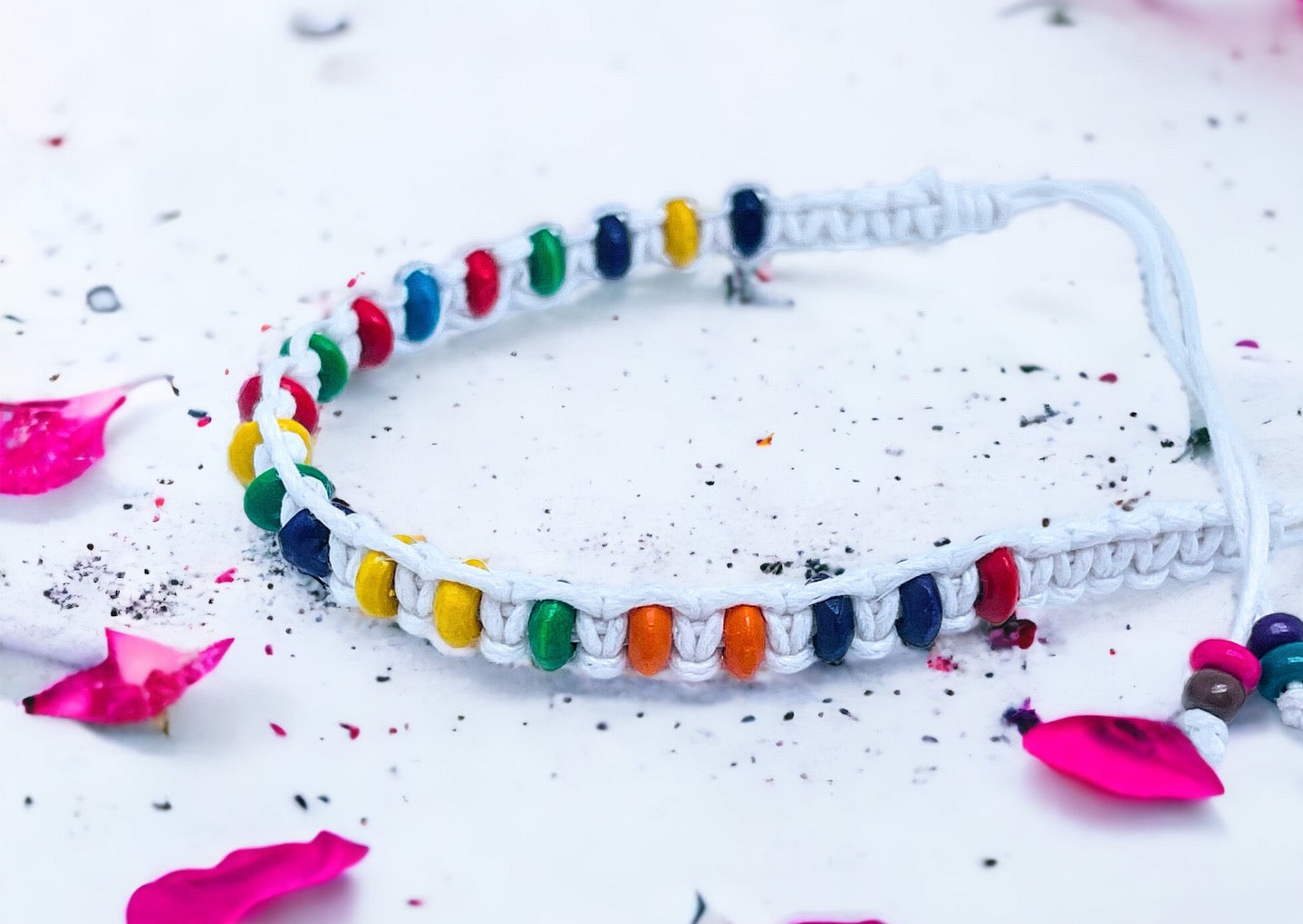 Rainbow Friendship Bracelets.