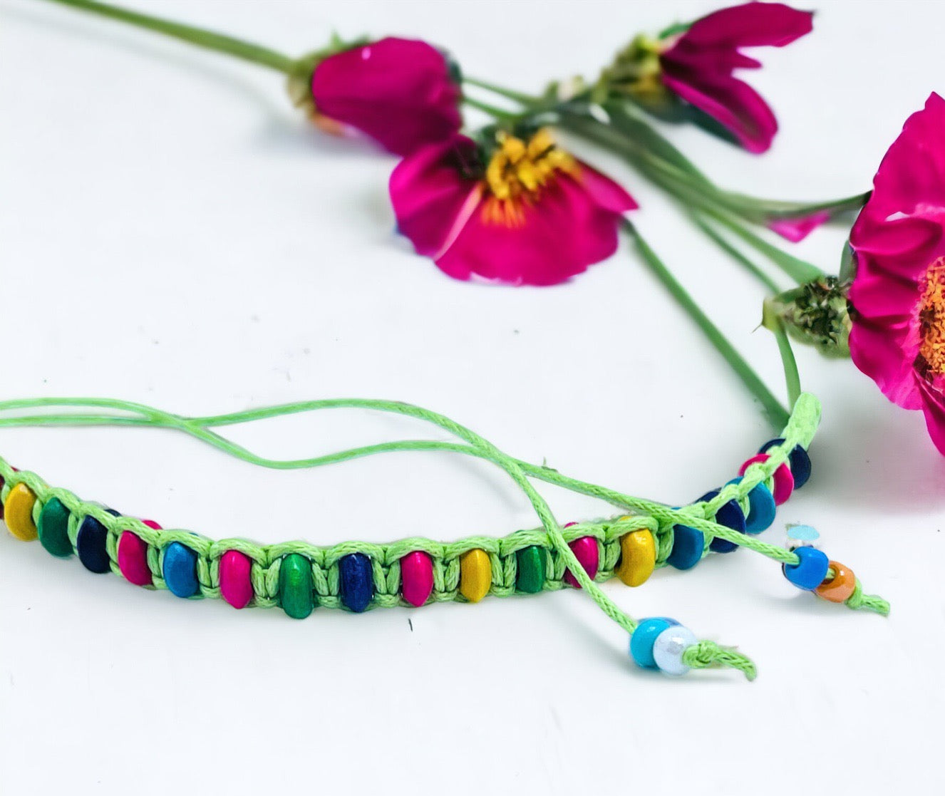 Rainbow Friendship Bracelets.